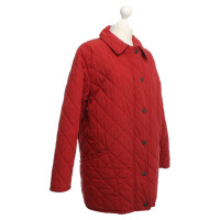 Burberry Veste matelassée en rouge