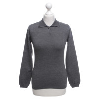 Jil Sander Wollpullover in Grau