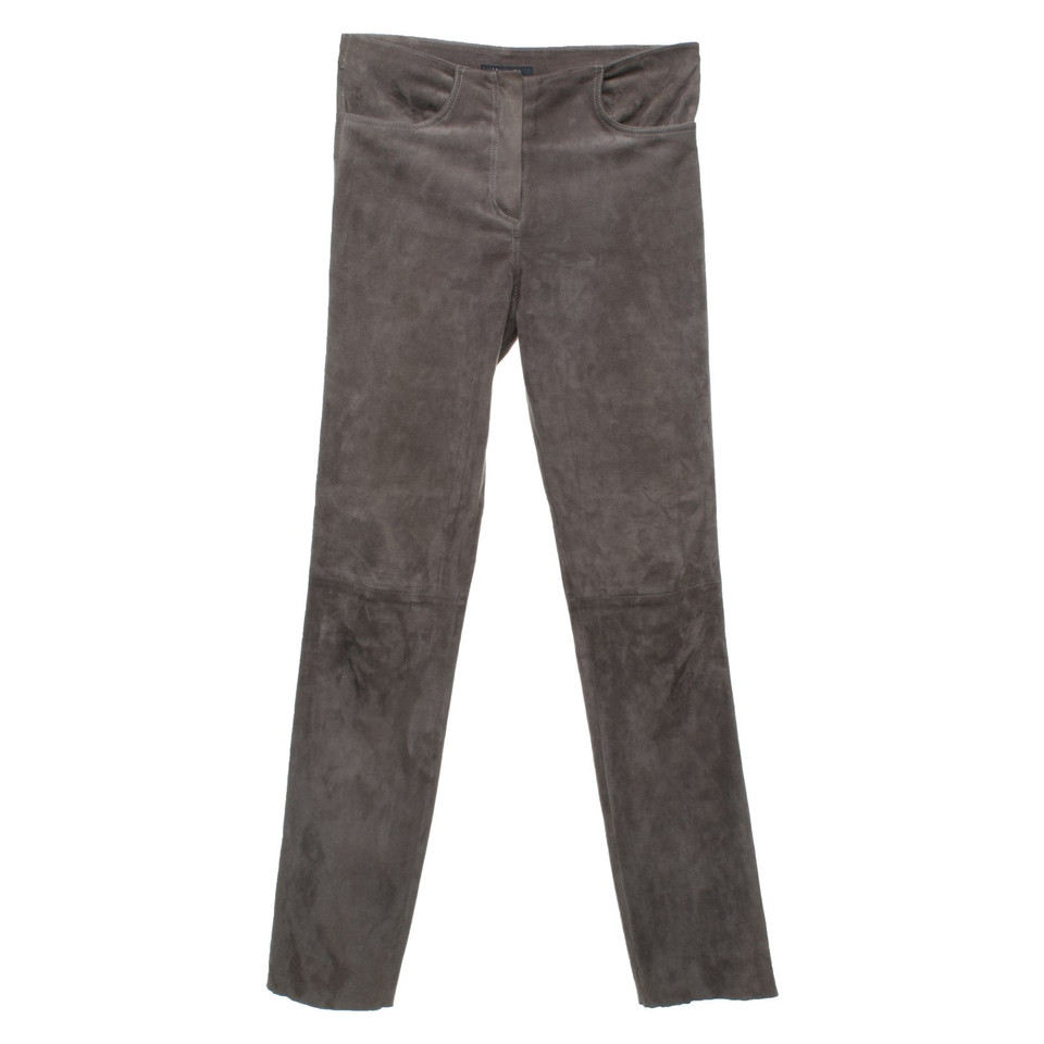 Jitrois Trousers Suede in Grey