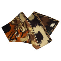 Etro silk carré scarf with Leopard Print