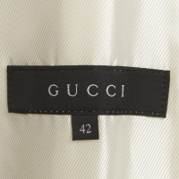 Gucci cappotto di lana in crema