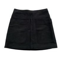 Burberry Skirt Leather in Black
