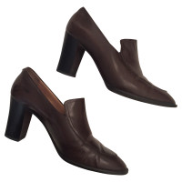 Calvin Klein Chaussons/Ballerines en Cuir en Marron