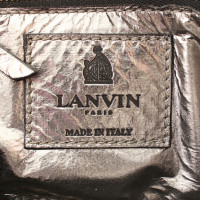 Lanvin Silberfarbene Umhängetasche
