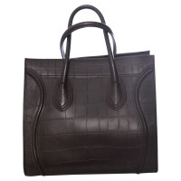 Céline Phantom Luggage en Cuir en Noir