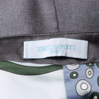 Emilio Pucci Rock aus Wolle in Grau