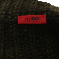 Hugo Boss Knitted Cape in green