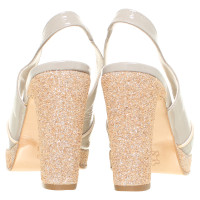 Schumacher Peep-toes with glitter particles