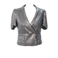 French Connection Sequin top in black