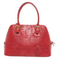 Luciano Padovan Handbag Leather in Red