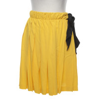 Miu Miu skirt in yellow / black