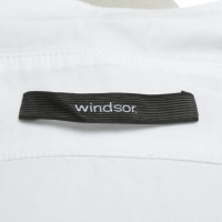 Windsor Oberteil aus Baumwolle in Weiß