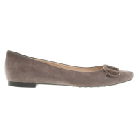 Tod's Ballerina's in taupe