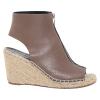Céline Wedges in Taupe