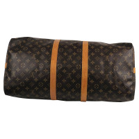 Louis Vuitton Keepall 55 Canvas in Bruin