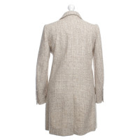 Chloé Coat with a subtle plaid pattern