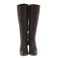 Costume National Leather boots in brown