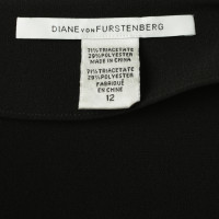 Diane Von Furstenberg Gonna nera con chiusura a zip er dettagli