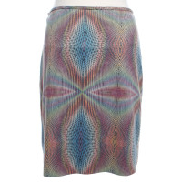 Marc Cain Leather skirt in Multicolor