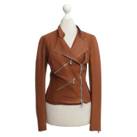 Thes & Thes biker jacket in brown