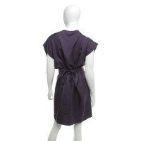 Boss Orange Robe en soie en violet