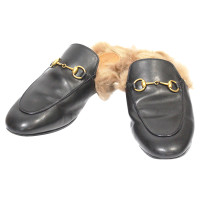 Gucci Slippers/Ballerinas Leather in Black