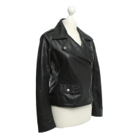 Moschino Leather Jacket in Black