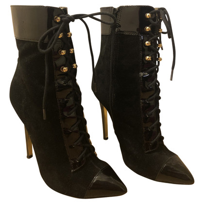 Versace For H&M Lace-up shoes Leather in Black