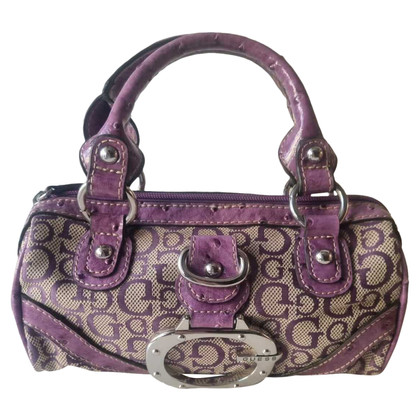 Guess Handbag Cotton in Violet
