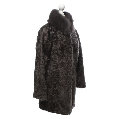 Meteo Jacket/Coat Fur in Brown