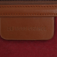 Hugo Boss Shopper from canvas / leather