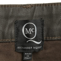 Alexander McQueen Jeans con rivestimento