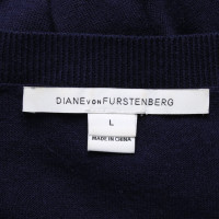 Diane Von Furstenberg Oberteil in Blau