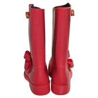 Red (V) rubber boots