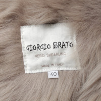 Giorgio Brato Lambskin jacket in brown