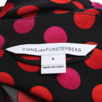 Diane Von Furstenberg Robe avec motif à pois