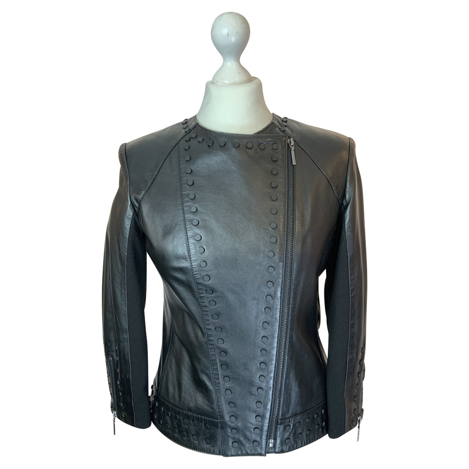 Arma Jacke/Mantel aus Leder in Schwarz