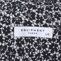 Equipment Zijden blouse met patroon