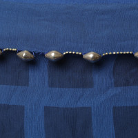 Dries Van Noten Silk scarf with semi-precious stones