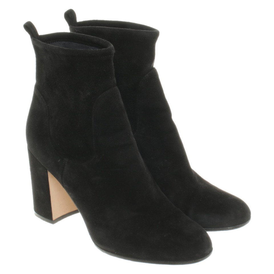 Gianvito Rossi Bottines en Daim en Noir