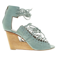 Finsk Wedges in turquoise