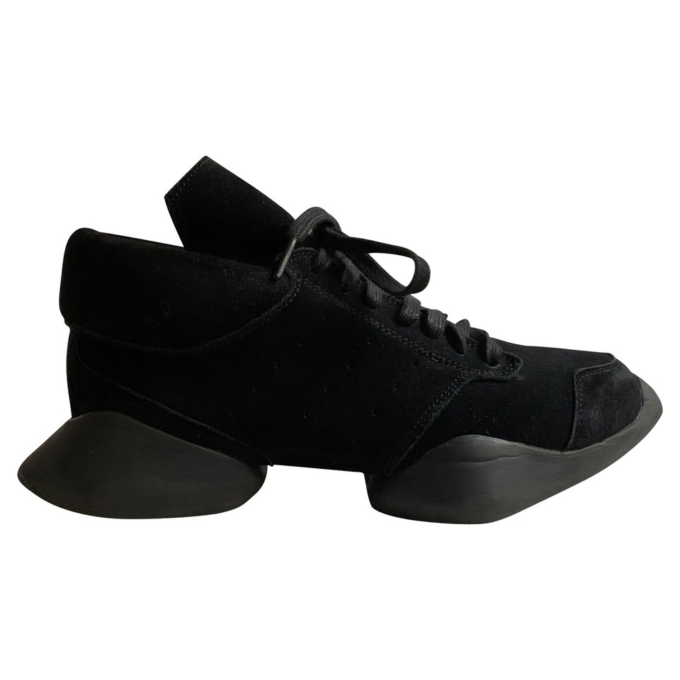 Adidas By Rick Owens Sneakers aus Wildleder in Schwarz