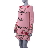 Dolce & Gabbana Kleid mit Rosen-Stickerei