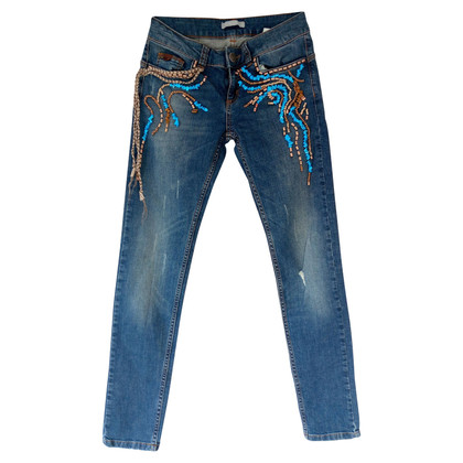 Stefanel Jeans in Cotone in Blu