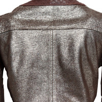 Giorgio Brato Leather jacket in the metallic Glam look