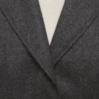 Alberta Ferretti Jacke/Mantel aus Wolle in Grau