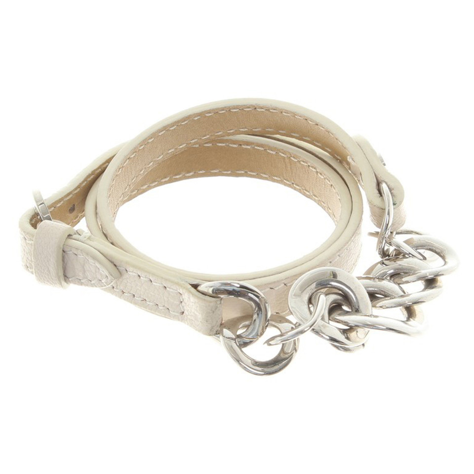 Céline Leather bracelet in beige