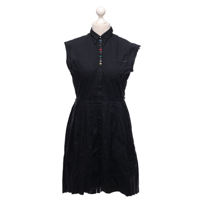 Diesel Kleid aus Baumwolle in Schwarz
