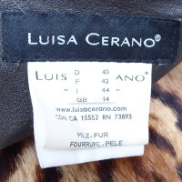 Luisa Cerano Reversible coat with leoprint