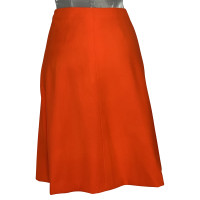 Gianni Versace Skirt Wool in Orange
